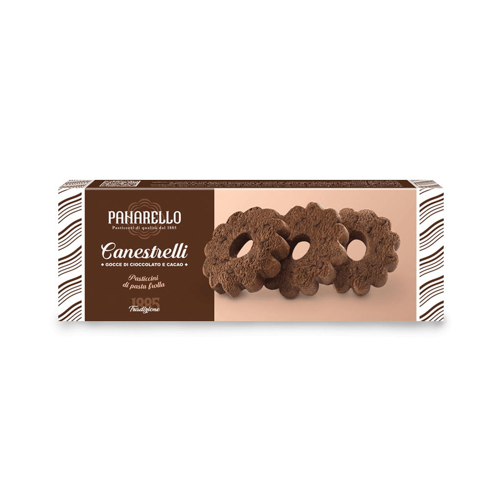 Canestrelli gocce di cioccolato e cacao
