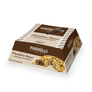 Pandolce basso cioccolato e nocciola